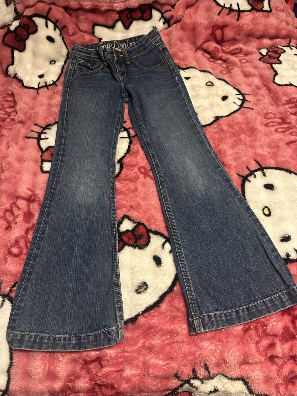 GAP Girls Blue Flared Jeans